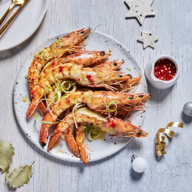 Blazing King Prawns