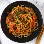 Beef Chow Mein with Noodles