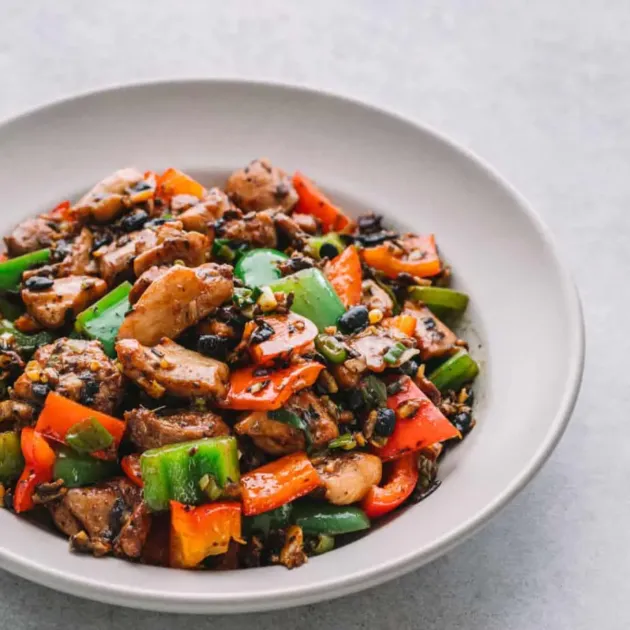 Chicken in Black Bean Sauce