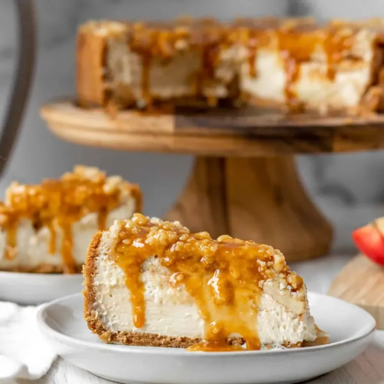 Crunchy Caramel Cheesecake