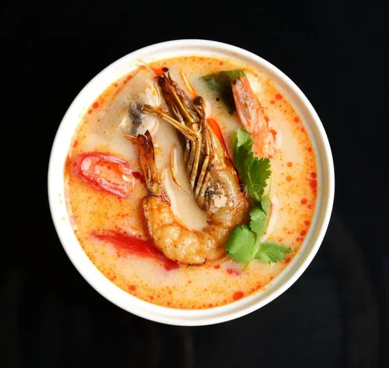 King Prawn Won Ton Tom Yum Soup