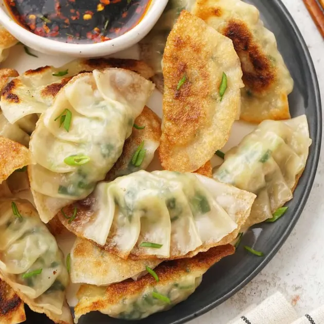 Pan-fried Prawn Dumplings