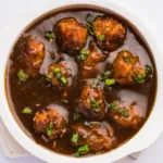 Vegetable Manchurian with Gravy